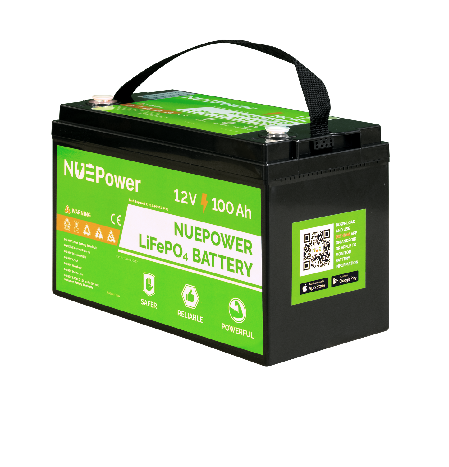 NUEPower 12V 100Ah UL Listed