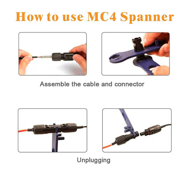 Solar Connectors Crimp Tool Kit for 10/11/12/13 AWG Solar Wire 6 Pairs