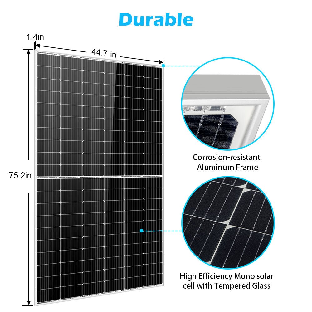 450/ 550 Watt Monocrystalline PERC Solar Panel UL 61730 CEC Listed