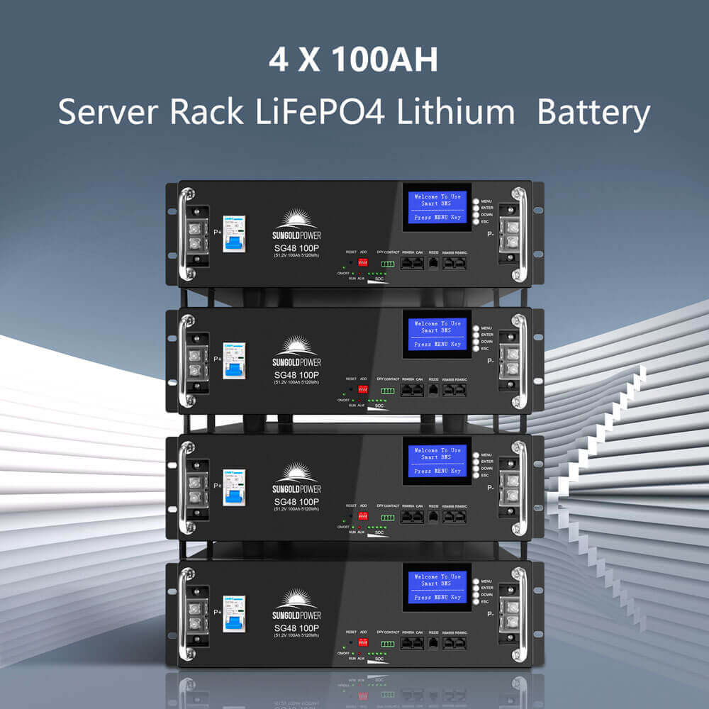 OFF GRID SOLAR KIT 12 X 415 WATTS SOLAR PANELS 20.48KWH LITHIUM BATTERY 8000W SOLAR INVERTER 48VDC 120V/240V SGM-8K20