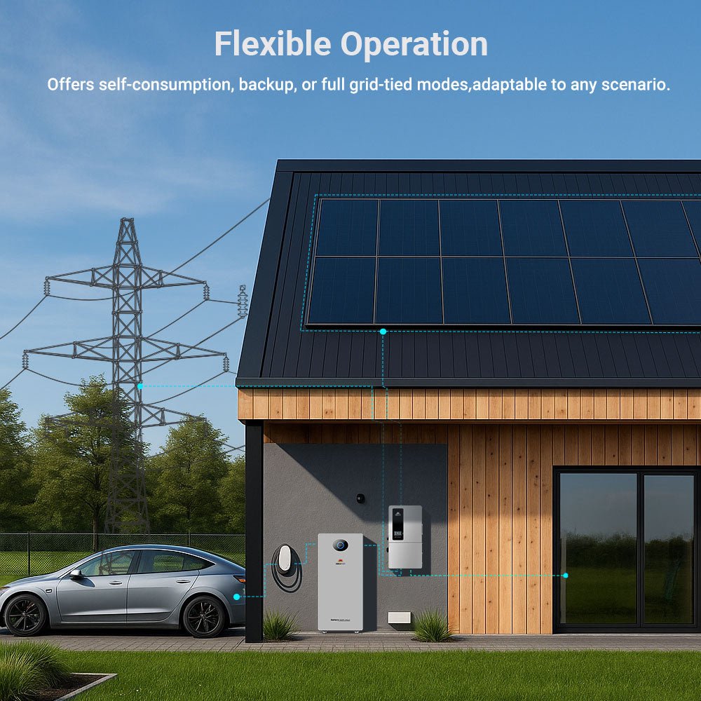 12KW 48V All-in-one Hybrid Solar inverter | Whole Home Backup (200A)| SGS-12K18MAX
