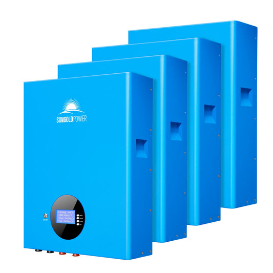 4 X 5.12KWH Powerwall LiFePO4 Lithium Battery SG48100M UL1973