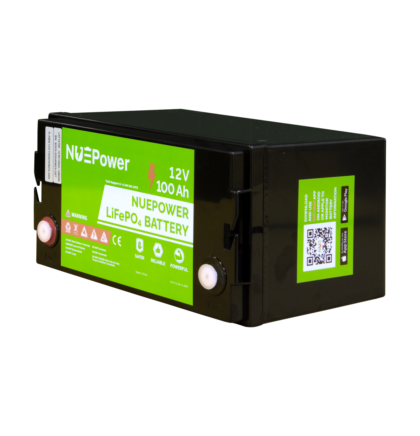 NUEPower 12V 100Ah UL Listed