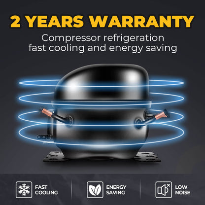12V 30 Quart (28L) Portable Fridge & 30 Quart Insulated Protective Cover