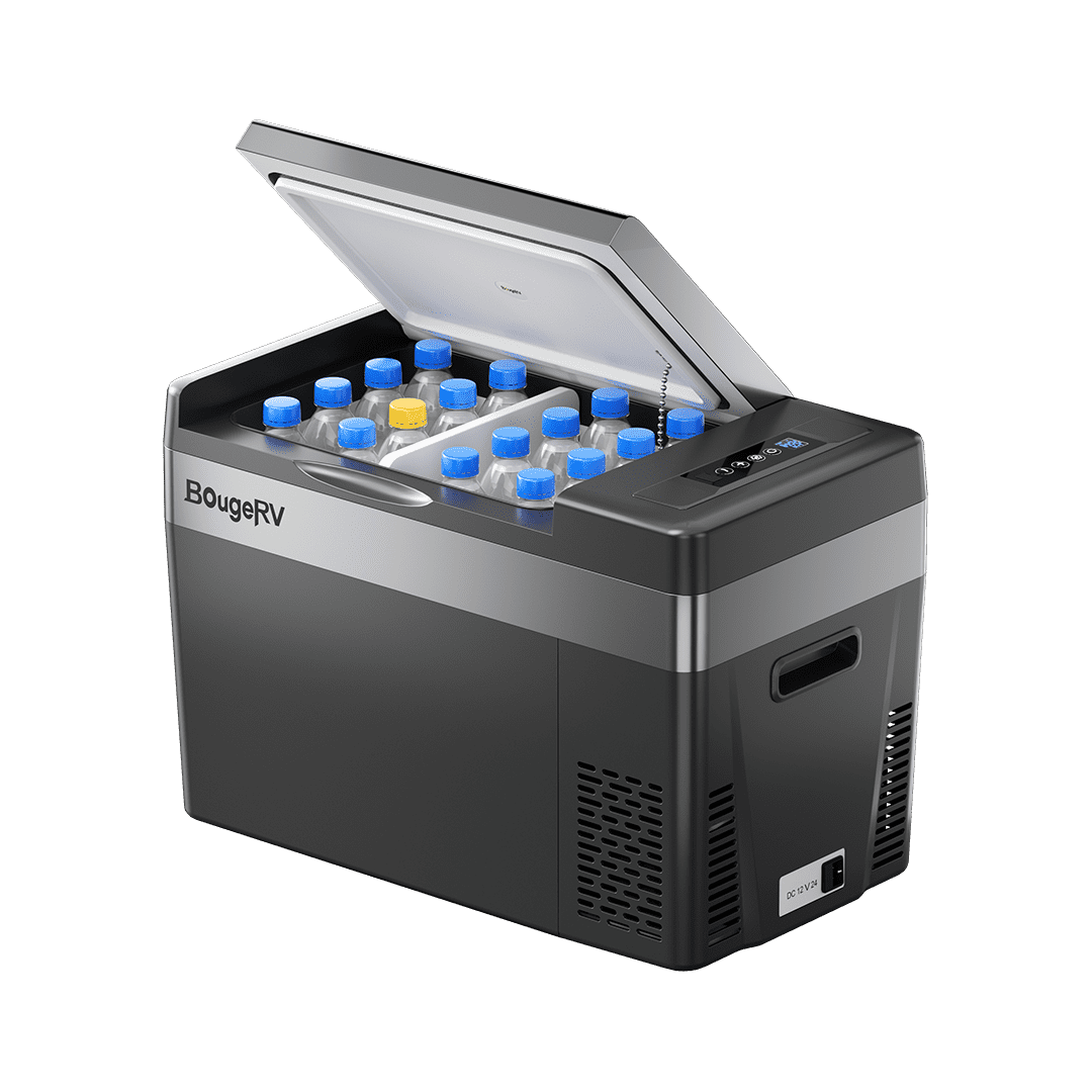 12V 30 Quart (28L) Portable Fridge Black(Refurbished)