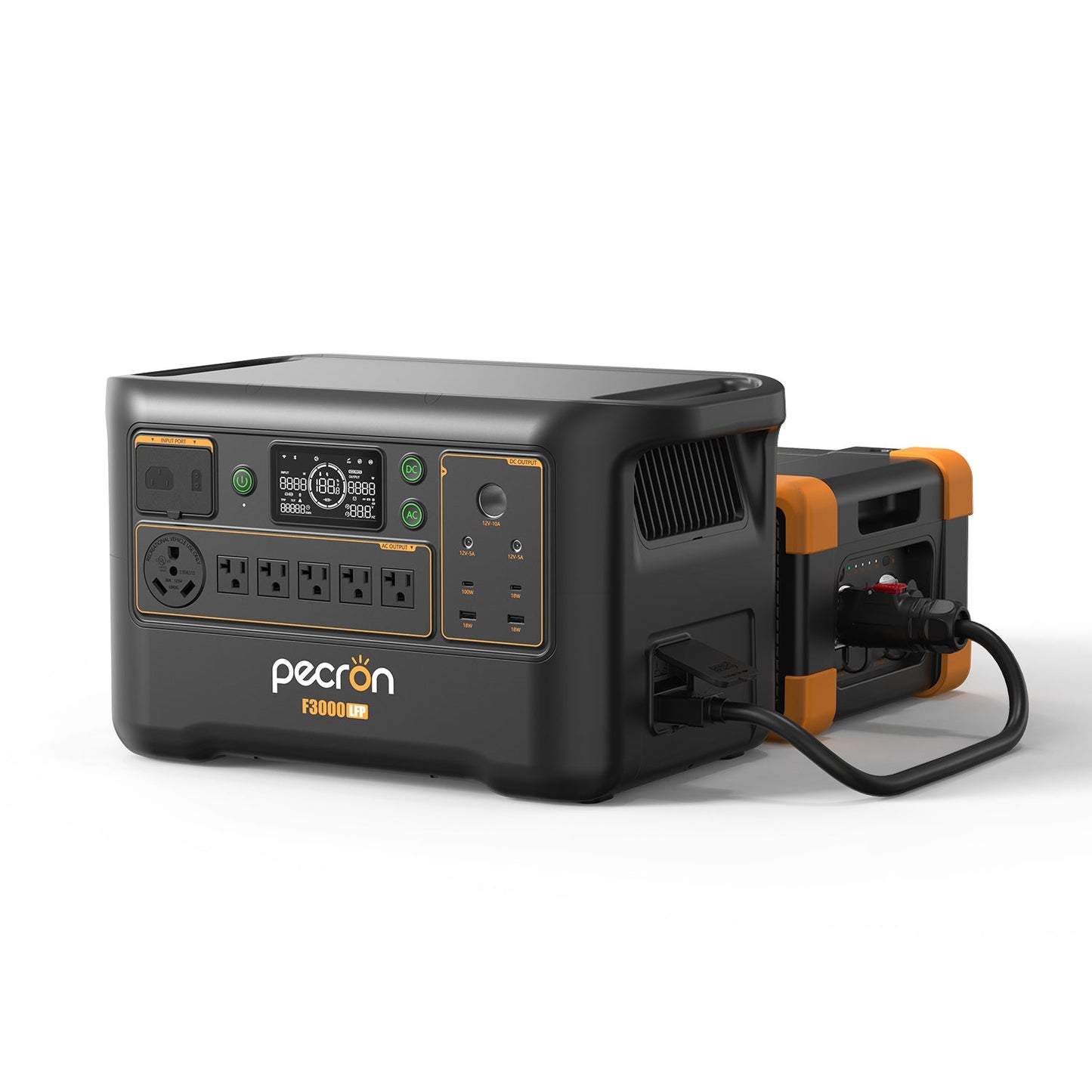 PECRON EP3000-48V Expansion Battery 3072Wh for E1500LFP/ E3600LFP/ E1000LFP/ E2400LFP/ F3000LFP