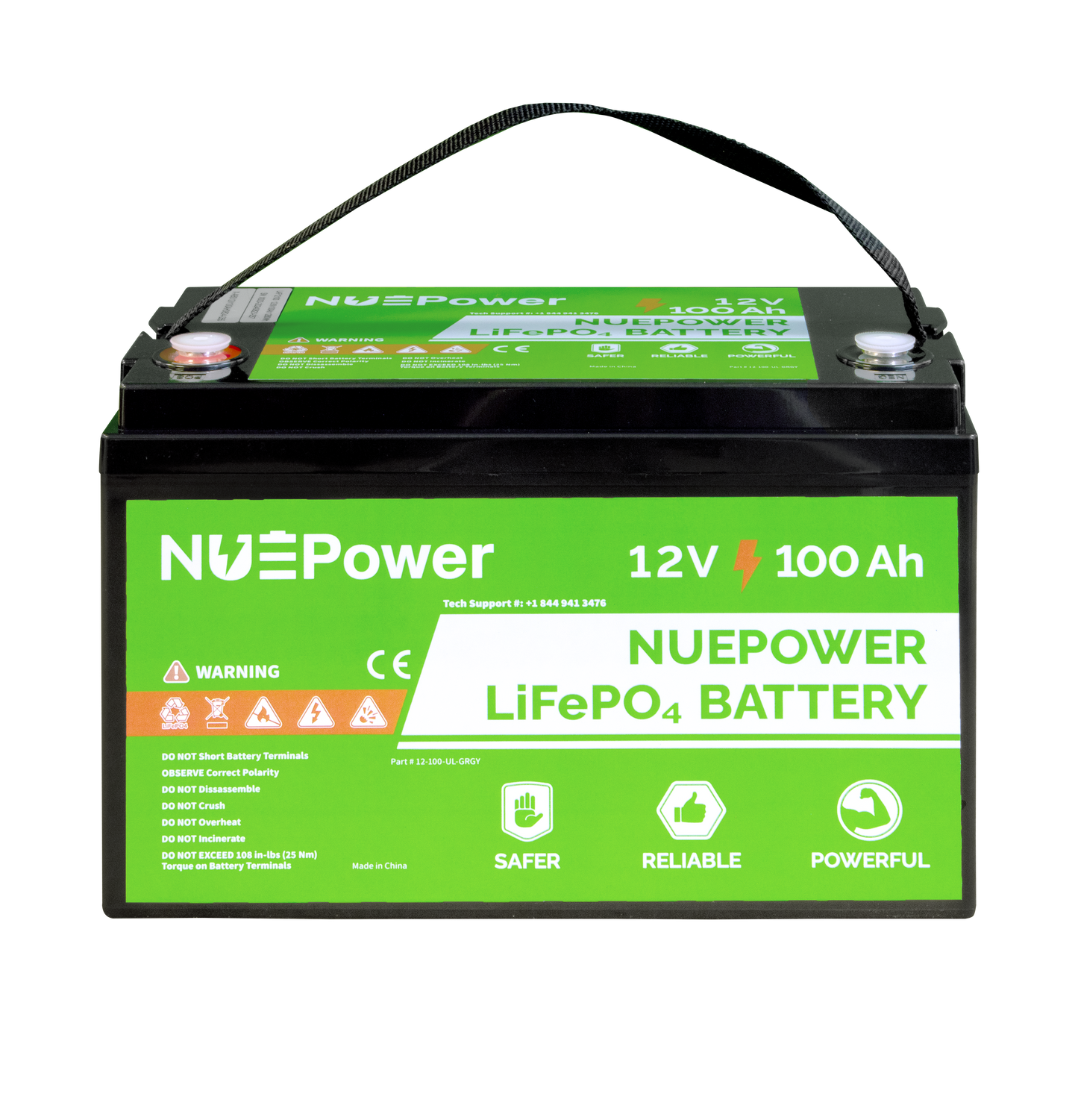 NUEPower 12V 100Ah UL Listed