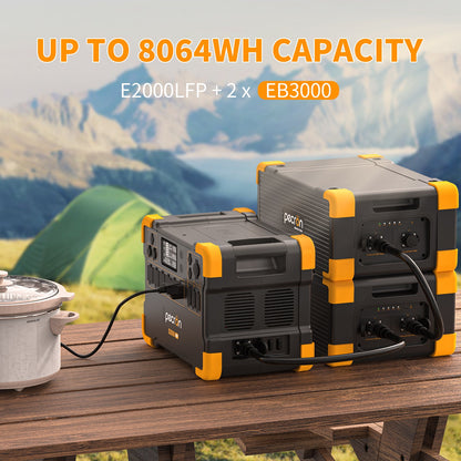 PECRON EB3000-24V  Expansion Battery 3072Wh for E2000LFP ONLY