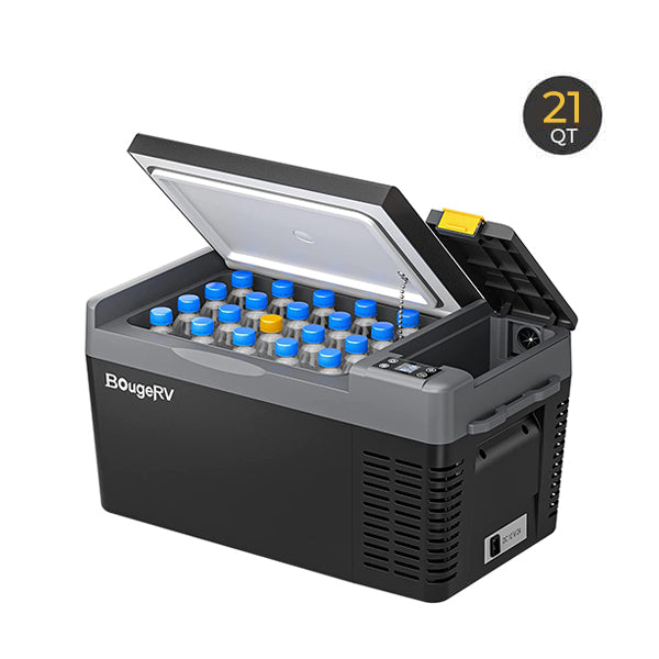 CRPRO20 21 Quart Portable Refrigerator With 220Wh Power Station