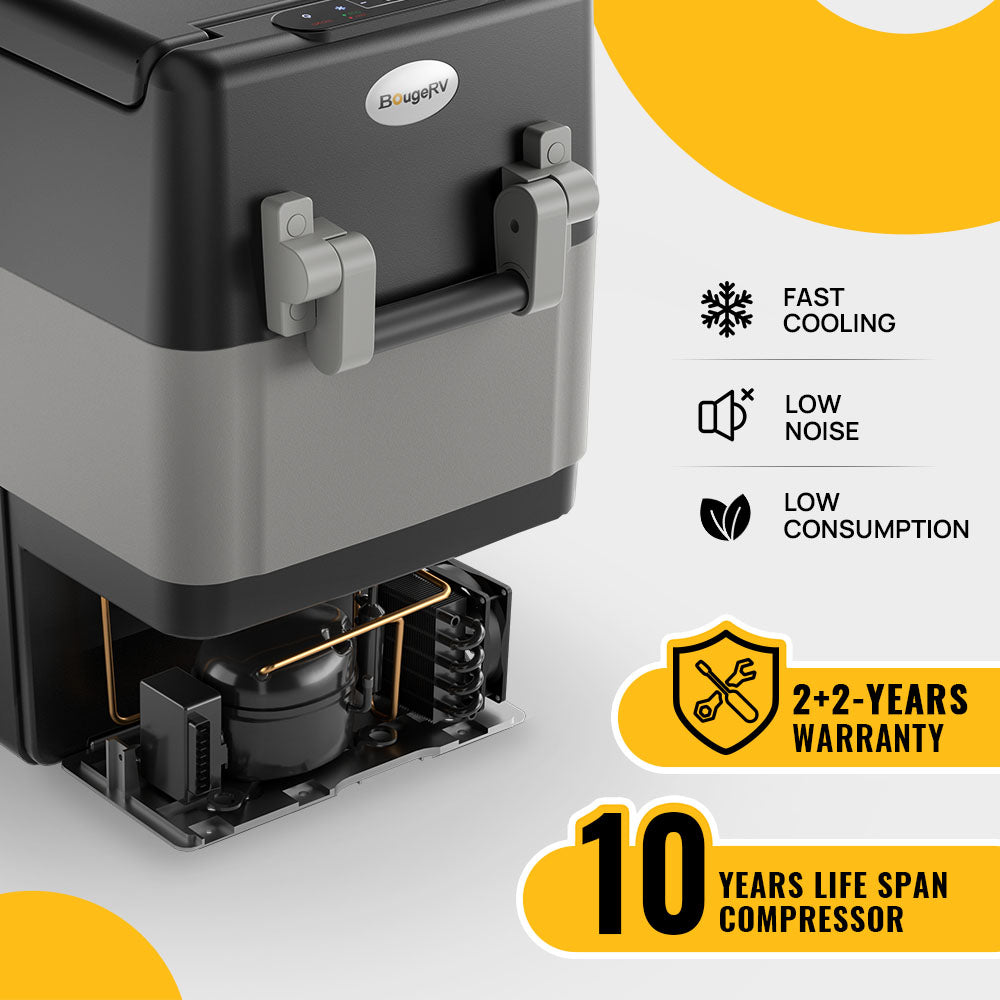 12V 53 Quart (50L) Portable Fridge Car Freezer