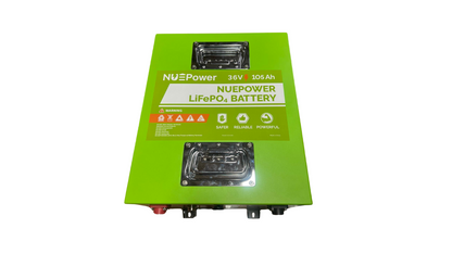 NUEPower 36V 105Ah Metal Case Battery and Charger Package