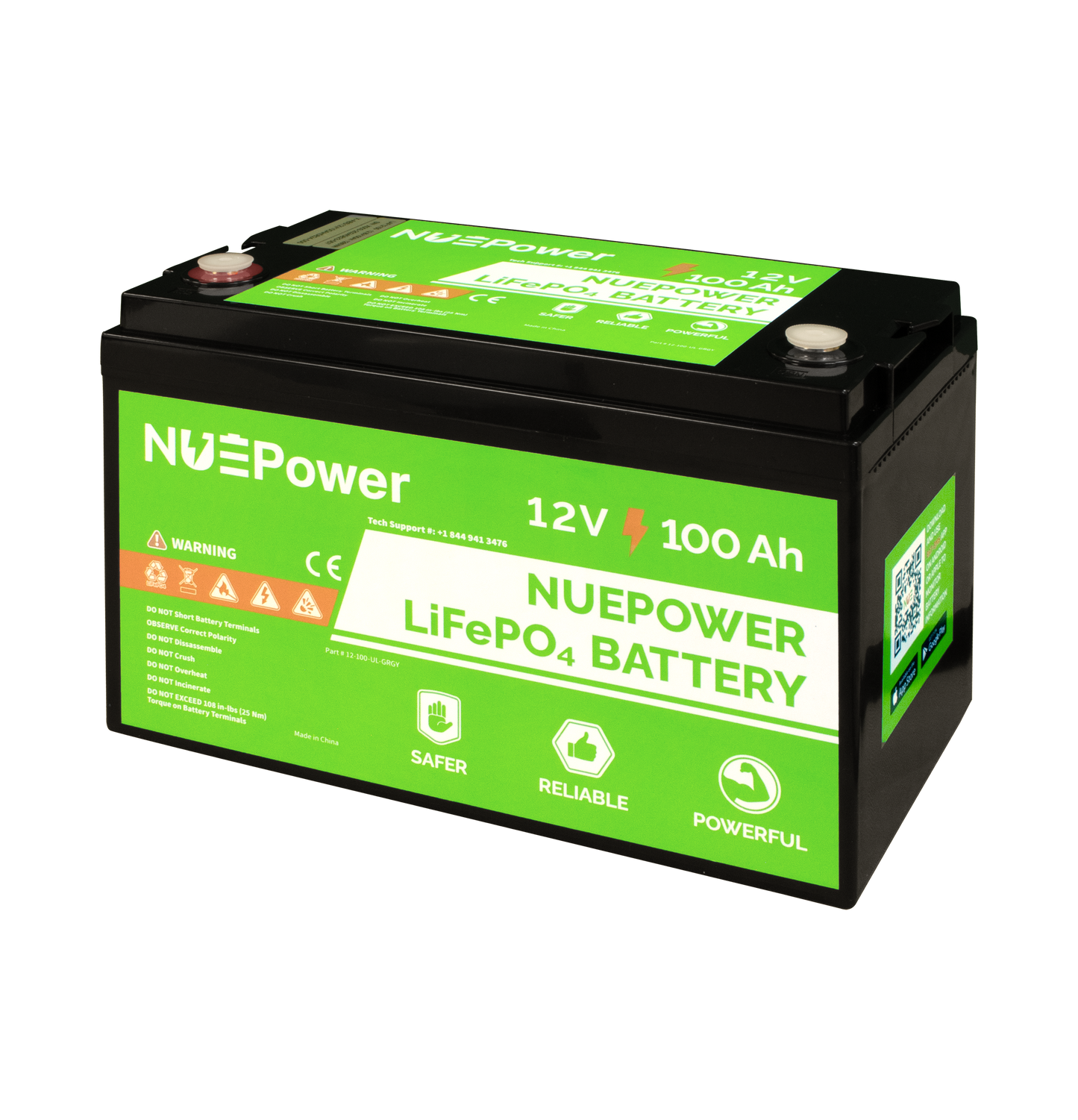 NUEPower 12V 100Ah UL Listed