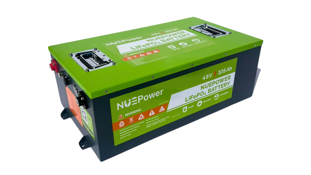 NUEPower 48V 105Ah Battery & Charger Package