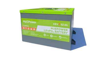 NUEPower 48V 52Ah Metal Case Battery and Charger Package