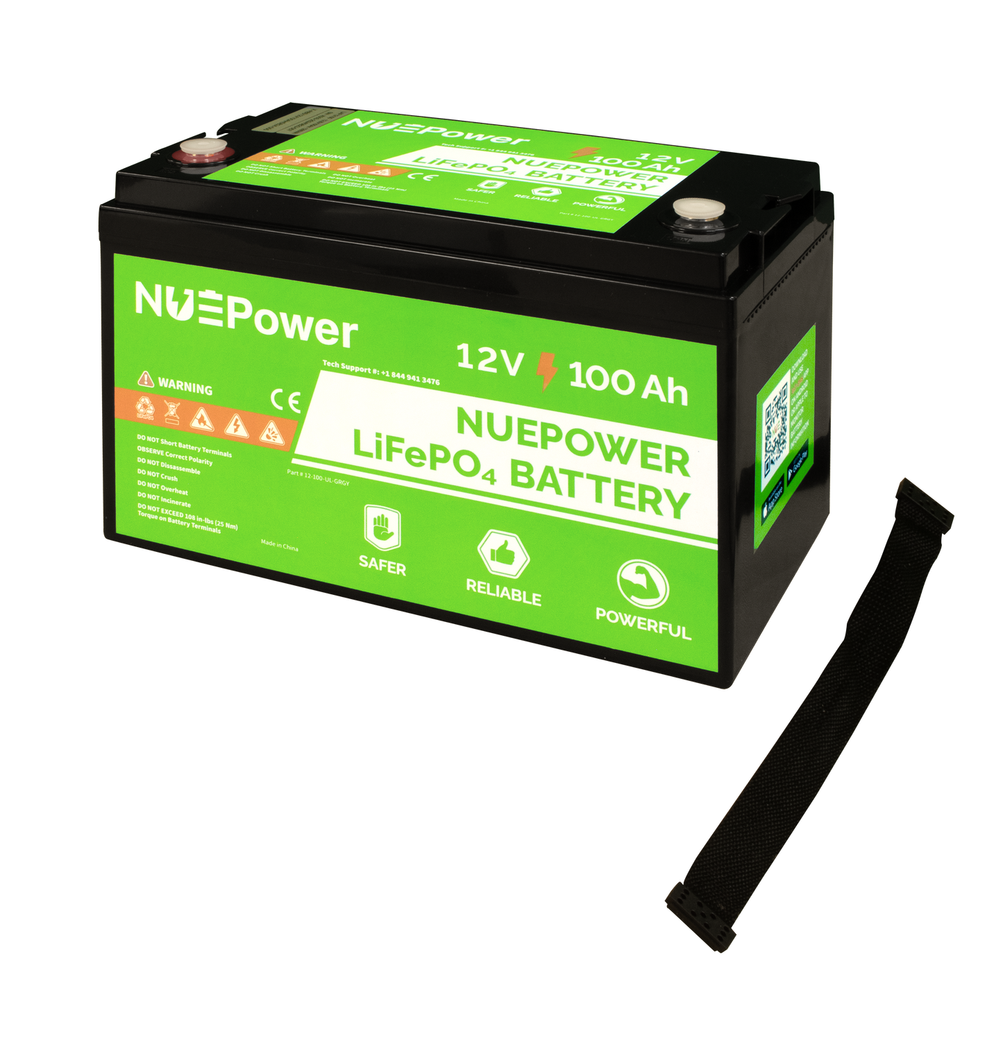 NUEPower 12V 100Ah UL Listed
