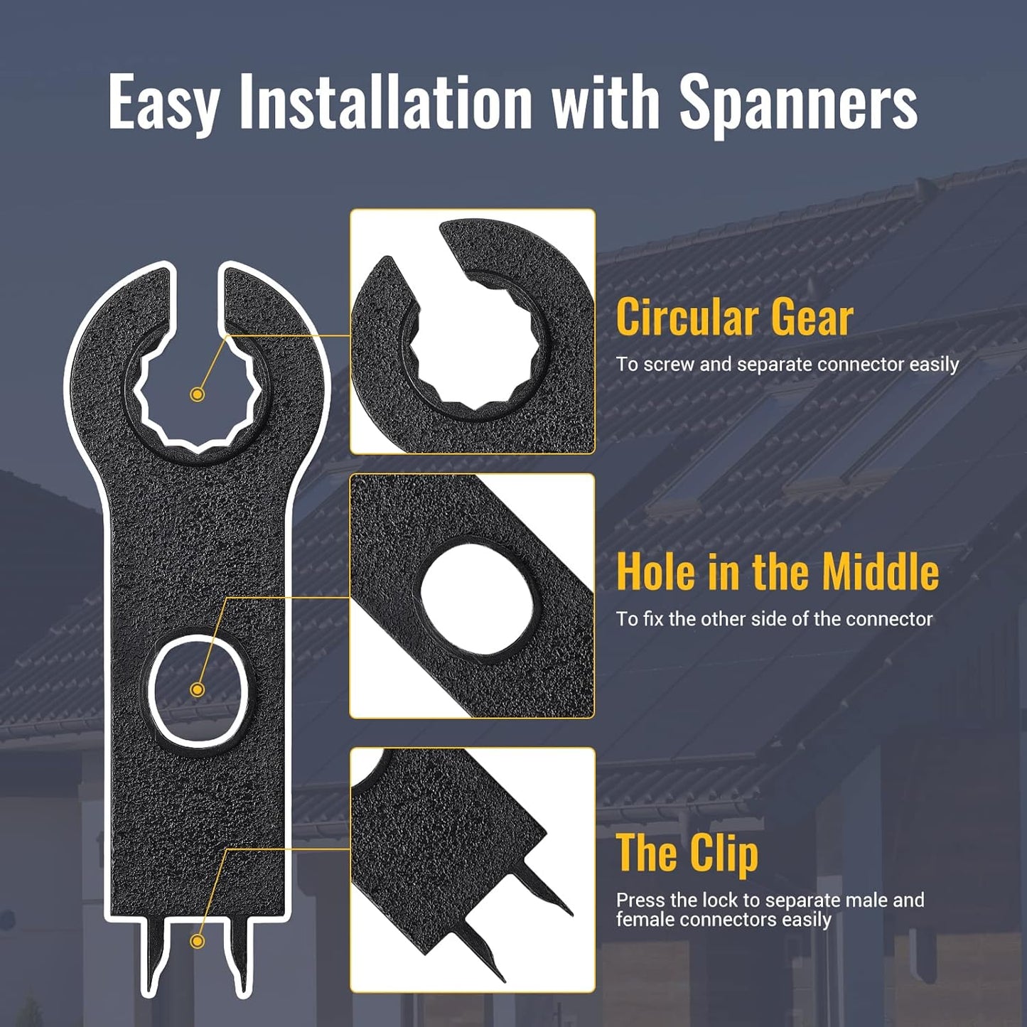12 PCS Solar Connector Solar Panel Cable Connectors Solar Panel Connectors Kit