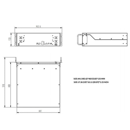 RX-LFP48100 | 19" Rack Mounted 3U Module | UL1973 | UL9540A| CEC | SGIP