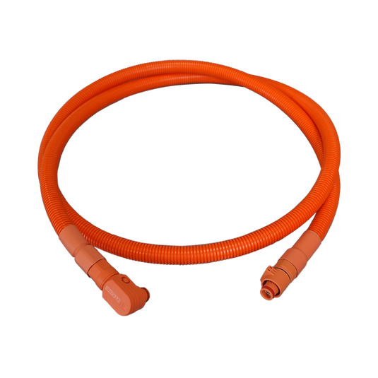 1/0 AWG cables - Straight + 90 degree angle pluggable  connector, Play and Plug, 140cm,  DESIGNED FOR RX9MP SPECIALLY