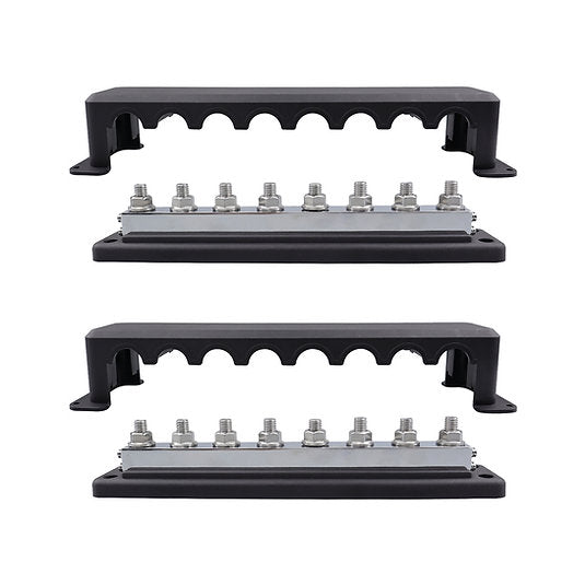 RUiXU Busbar | 3/8" (M10) Terminal Studs | One Pair | | 600A