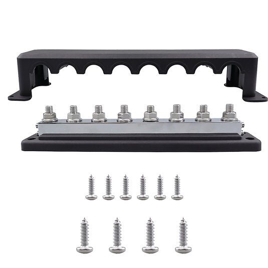 RUiXU Busbar | 3/8" (M10) Terminal Studs | One Pair | | 600A