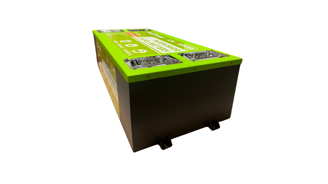 NUEPower 72V 105Ah Metal Case Battery and Charger Package