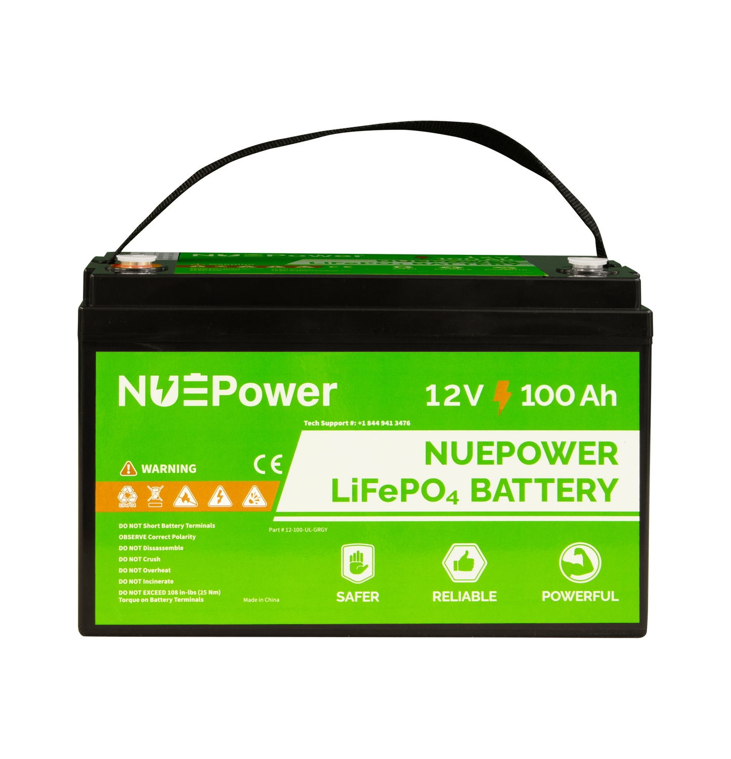 NUEPower 12V 100Ah UL Listed
