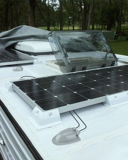 White Solar Weatherproof  Double Cable Entry Gland