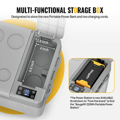 CRPRO30 30 Quart Portable Car Fridge With 220Wh Power Station