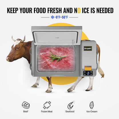 CRPRO30 30 Quart Portable Car Fridge With 220Wh Power Station