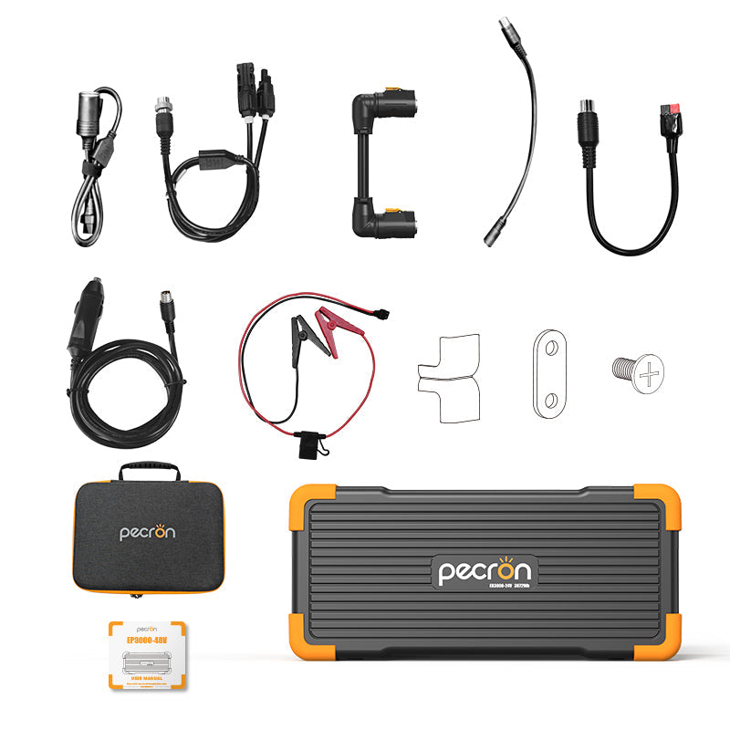 PECRON EP3000-48V Expansion Battery 3072Wh for E1500LFP/ E3600LFP/ E1000LFP/ E2400LFP/ F3000LFP