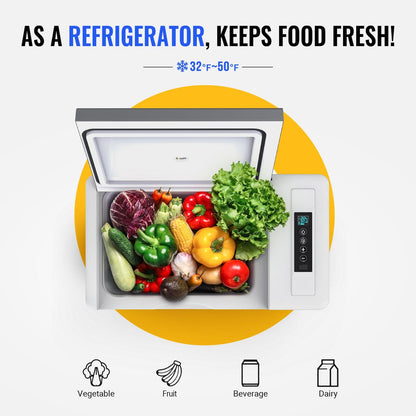 12V 30 Quart Portable Fridge(Refurbished)